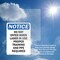 Signmission Do Not Enter When Laser In Use OSHA Notice Sign, Vinyl Decal, 7in W x 10in L, 2PK OS-2PACK-NS-D-710-V-11245 - alternate 3